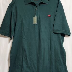 Forest Green Polo Shirt with Embroidered Logo